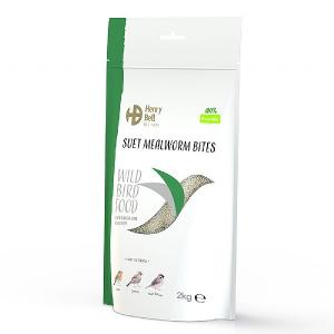 Henry Bell Suet Mealworm Bites for Wild Birds 2kg