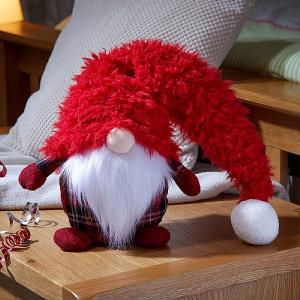 Super-Furry Winter Wilfred Plush Gonk - Red