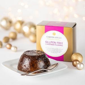 The Carved Angel Mini Gluten Free Christmas Pudding 120g