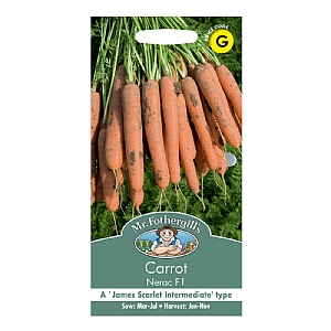 Mr Fothergills Carrot Nerac F1 Seeds