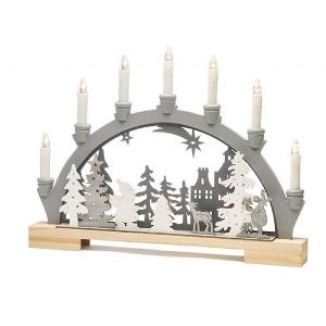 Konst Smide Santa Wooden Welcome Arch