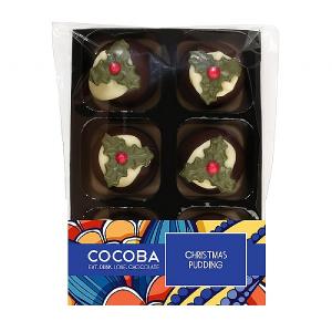 Cocoba Christmas Pudding Truffles 60g