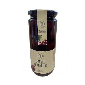 The Wooden Spoon Preserving Co. Cherries in Amaretto 470g