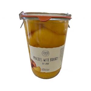 The Wooden Spoon Preserving Co. Peaches in Brandy 875g