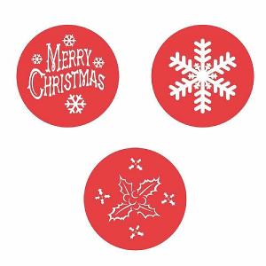 Eddingtons Set of 3 Christmas Cake Stencil Set
