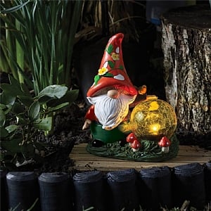 Smart Solar Woodland Wizard Garden Ornament