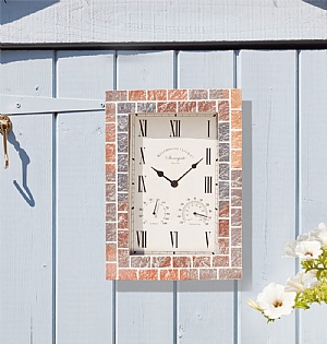 Outside In Stonegate Quad Wall Clock