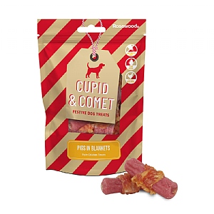Rosewood Pigs in Blankets Dog Treats 100g