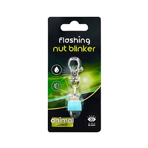 Animal Instincts Flashing Safety Nut Blinker Blue