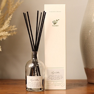 Webbs Lily & Cotton Fragranced Reed Diffuser 250ml