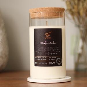 Webbs Woodfire Embers Fragranced Large Jar Candle 550g