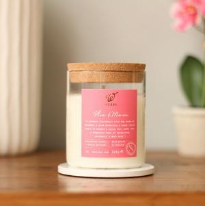 Webbs Plum & Mimosa Fragranced Small Jar Candle 320g