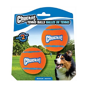 Chuckit Tennis Ball Dog Toy Pack of 2 (Medium)
