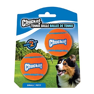 Chuckit Tennis Ball Dog Toy Pack of 2 (Small)
