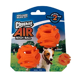 Chuckit Air Fetch Ball Dog Toy Pack of 2 (Small)