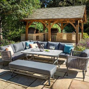 Hartman Dubai Casual Dining Set with Bench