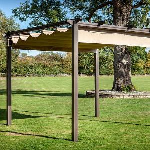 Hartman Roma 3x3m Square Pergola Bronze