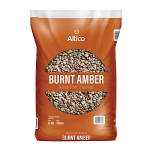 Altico Burnt Amber Natural Stone Chippings Large Bag (8-12mm)