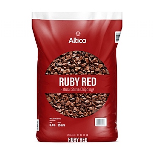 Altico Ruby Red Natural Stone Chippings Large Bag (14-20mm)