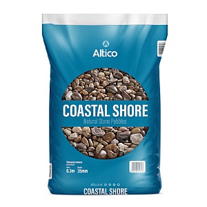 Altico Coastal Shore Natural Stone Pebbles Large Bag (20-45mm)