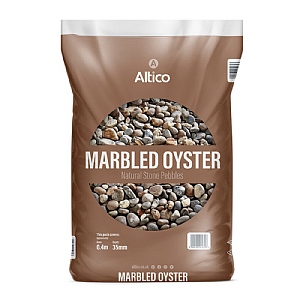 Altico Marbled Oyster Natural Stone Pebbles Large Bag (10-25mm)
