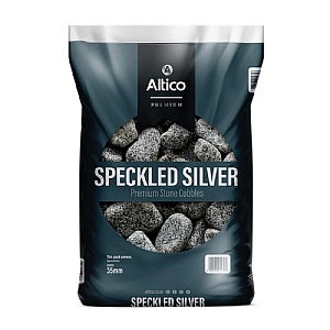 Altico Speckled Silver Premium Stone Cobbles Large Bag (40-100mm)