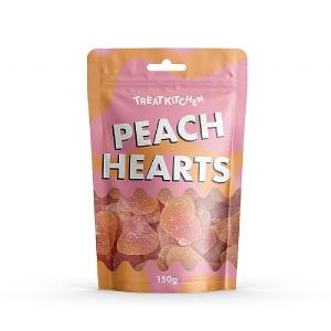 Treat Kitchen Peach Hearts Pouch 150g