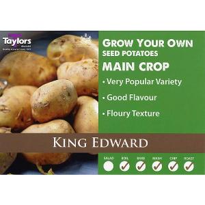 King Edward Main Crop Seed Potatoes (Bag of 15)