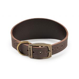 Ancol Timberwolf Greyhound Leather Collar 34-43cm Sable