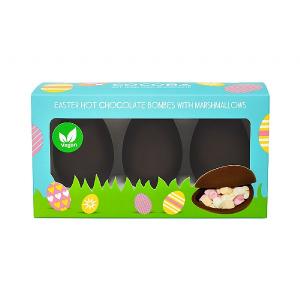 Cocoba Vegan Easter Egg Hot Chocolate Bombes (3x50g)
