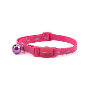 Ancol Hi-Vis Cat Collar Pink