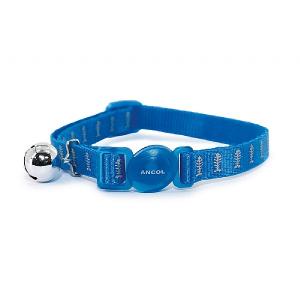 Ancol Reflective Cat Collar Blue Fish