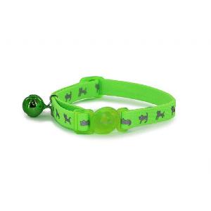 Ancol Hi-Vis Safety Kitten Collar Green