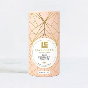 Love Cocoa Milk Champagne Truffle Tube 150g