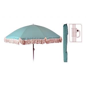 Green Tassle Umbrella 176cm