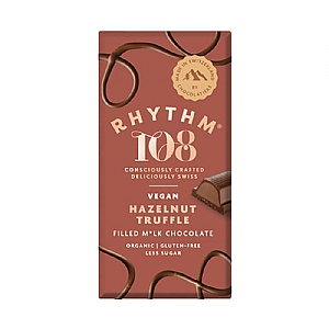 Rhythm 108 Swiss M'lk & Hazelnut Trufflebar (100g)