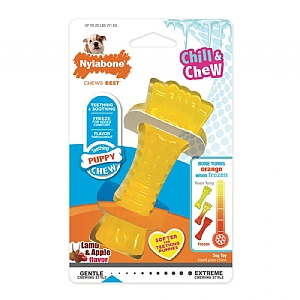 Nylabone Puppy Teething Chew Chill & Chew Lamb and Apple Flavour (Small)