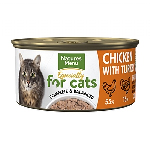 Natures Menu Chicken & Turkey Single Serve Canned Cat Food (85g)