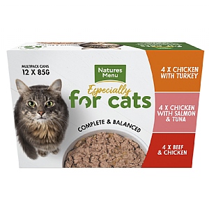 Natures Menu Multipack Single Serve Wet Cat Food (12 x 85g)