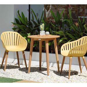 Lifestyle Garden Nassau Bistro Set - Honey Yellow