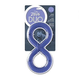 Zeus Duo Figure - 8 Tug Purple - Bacon Scented