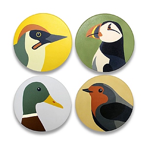 RSPB Bird Coasters Set of 4