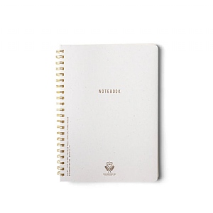 Designworks Ink Ivory Kraft Paper Cover Wirebound Notebook