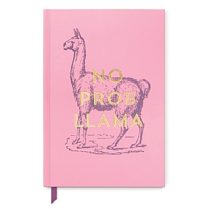 Designworks Ink Vintage Sass Notebook - No Prob Llama