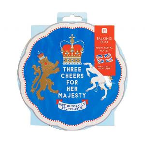 Right Royal 18cm Party Plates (Pack of 12)