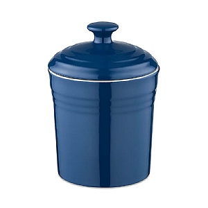 Barbary & Oak 17cm Ceramic Storage Jar Blue