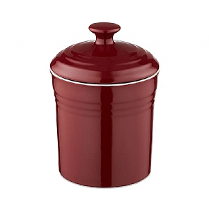 Barbary & Oak 17cm Ceramic Storage Jar Red