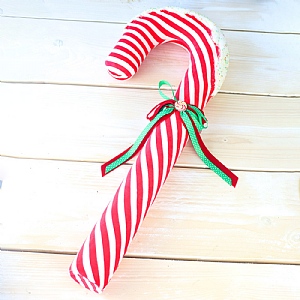 Hanging Candy Cane (56cm) - Red