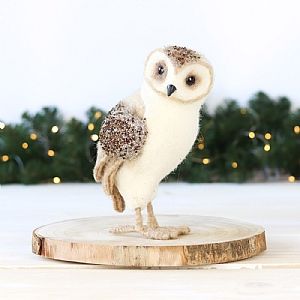 Natural Owl 24cm