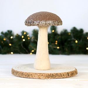 Brown Mushroom 25cm